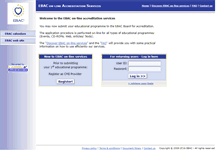 Tablet Screenshot of ebac-services.org